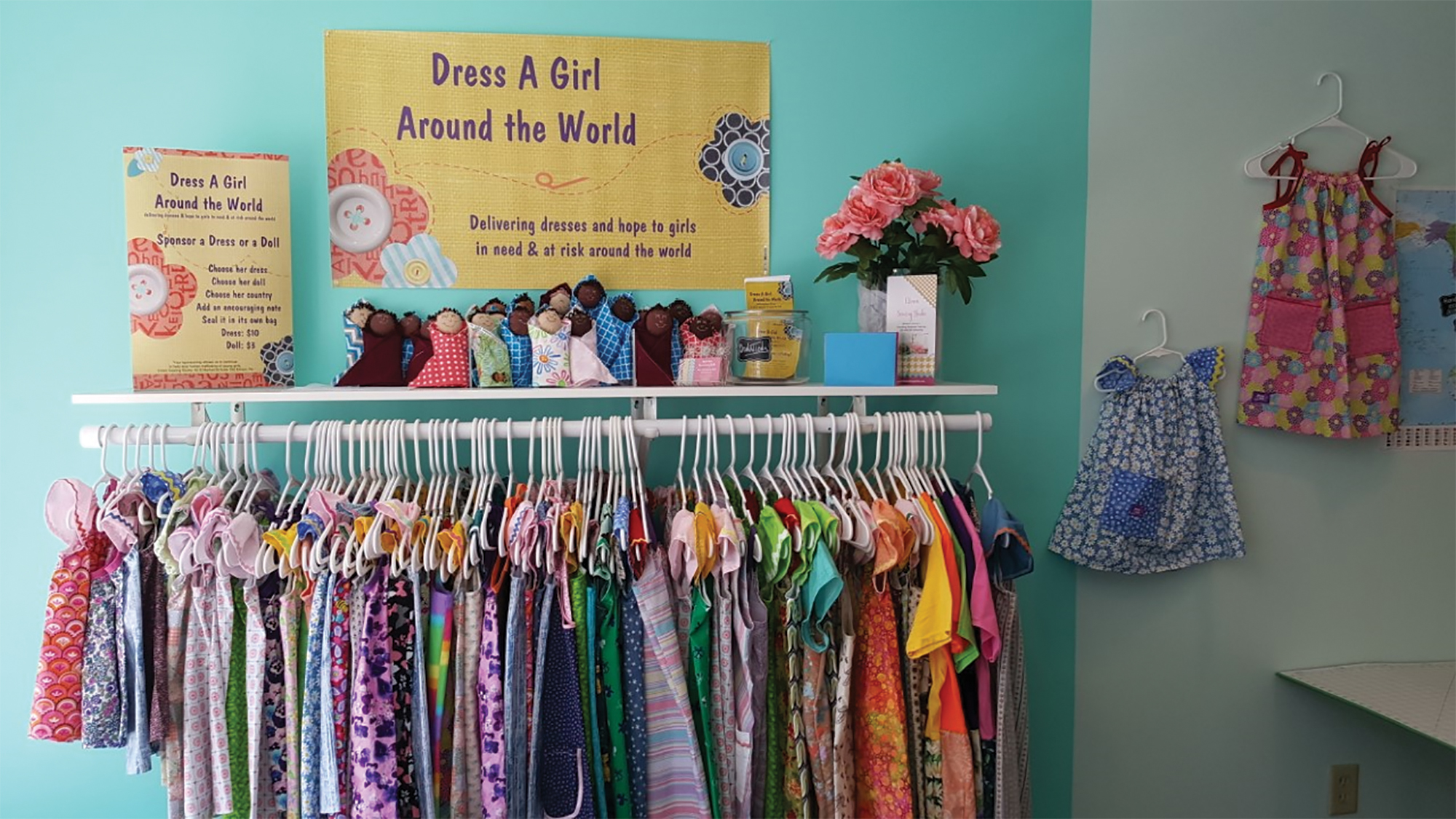 Etown Sewing Studio provides dresses, dolls to girls in need