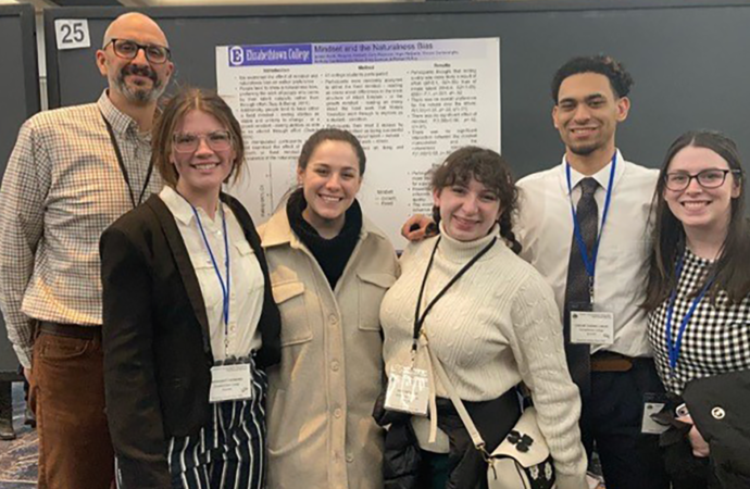 Ten Psychology students attend and present at the 93rd Eastern Psychological Association