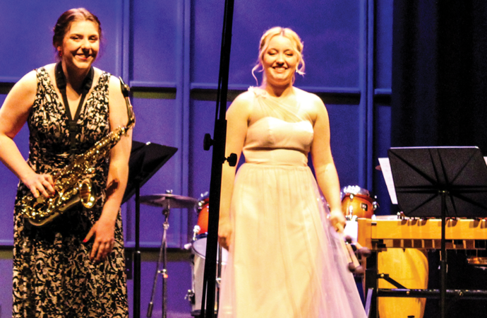 Two seniors perform their final recital at Etown