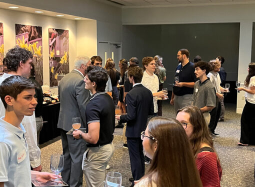 Business etiquette and networking event provides career assistance