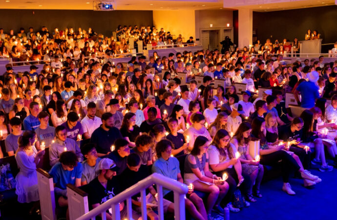 The Admissions team, college welcomes 525 new students