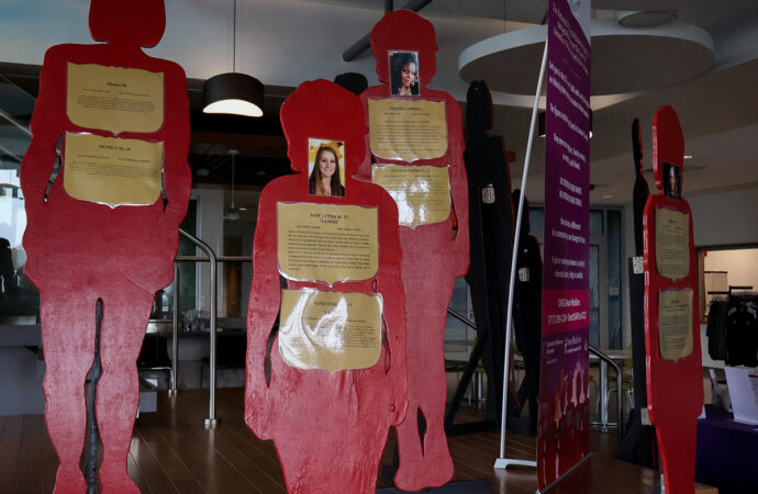 Display brings awareness to domestic violence