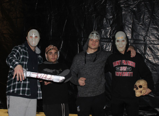 Etown wrestling team puts on haunted house for Into the Streets