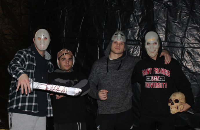 Etown wrestling team puts on haunted house for Into the Streets