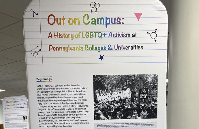 “Out on Campus” exhibit educates on LGBTQ+ activism