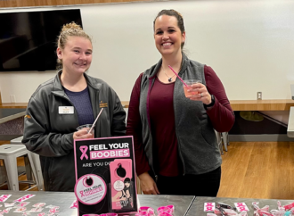 Pink drink demo brings awareness to breast cancer