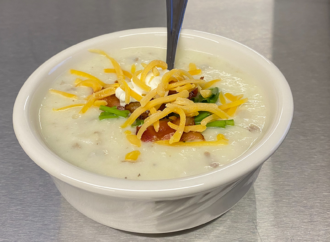 Food demo teaches students how to cook for a crowd