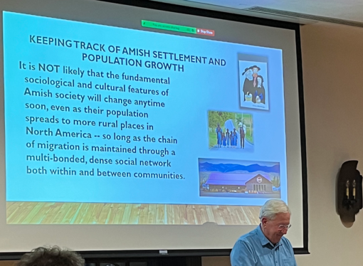 Young Center hosts scholar for talk on Amish population growth