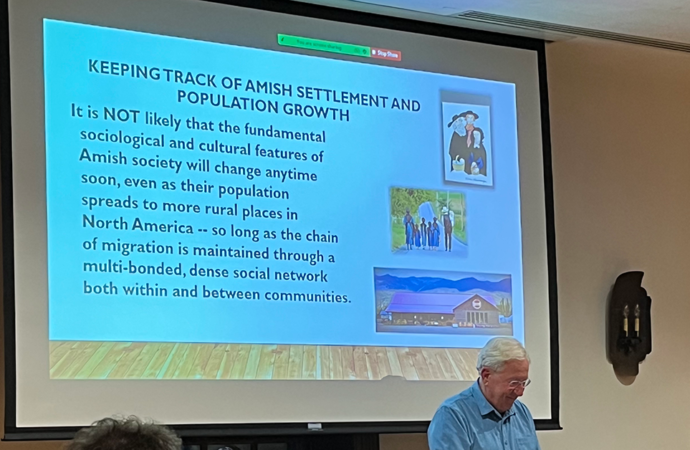 Young Center hosts scholar for talk on Amish population growth
