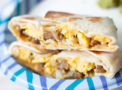 Recipe Review: Egg and cheese breakfast burrito