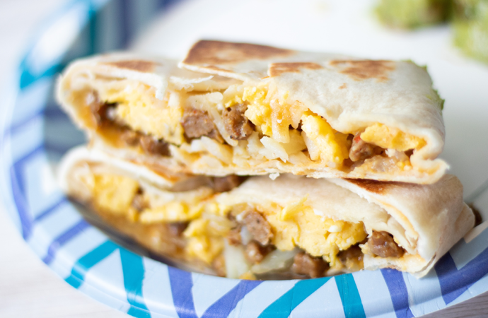 Recipe Review: Egg and cheese breakfast burrito