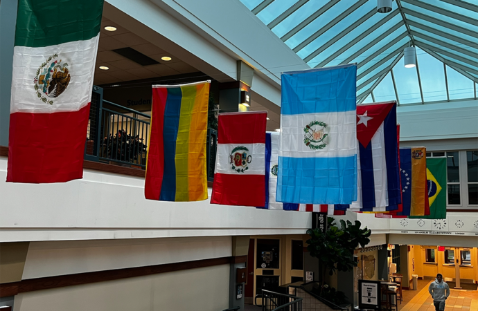 Etown kicks off Hispanic Heritage Month with flag raising event
