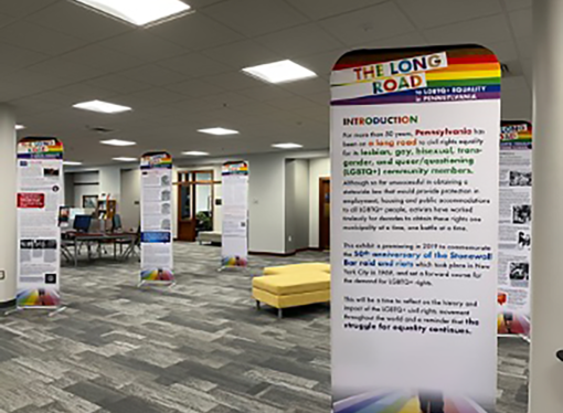High Library holds exhibition for LGBTQ+ History Month