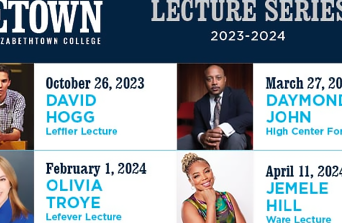 Etown announces 2023-24 Lecture Series speakers