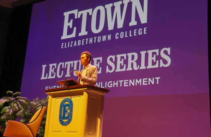 The College hosts David Hogg to lead off its lecture series