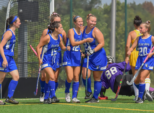 Field hockey picks up second win in Landmark Conference play