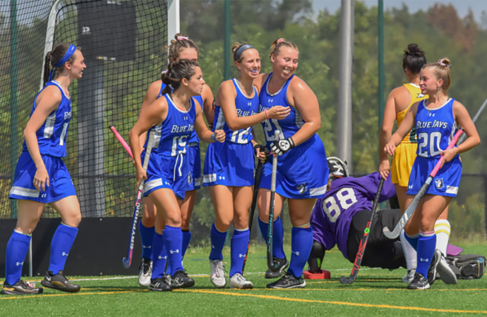 Field hockey picks up second win in Landmark Conference play