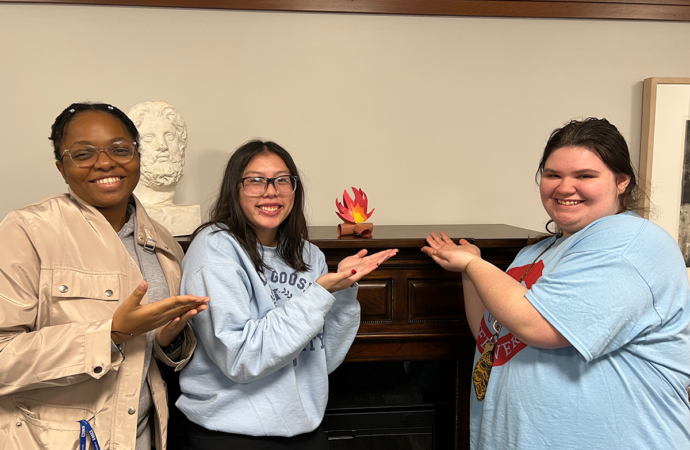 Fake Fireplace, Real Conversations sparks engaging discussions