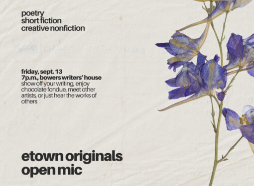 Etown Originals first open mic night