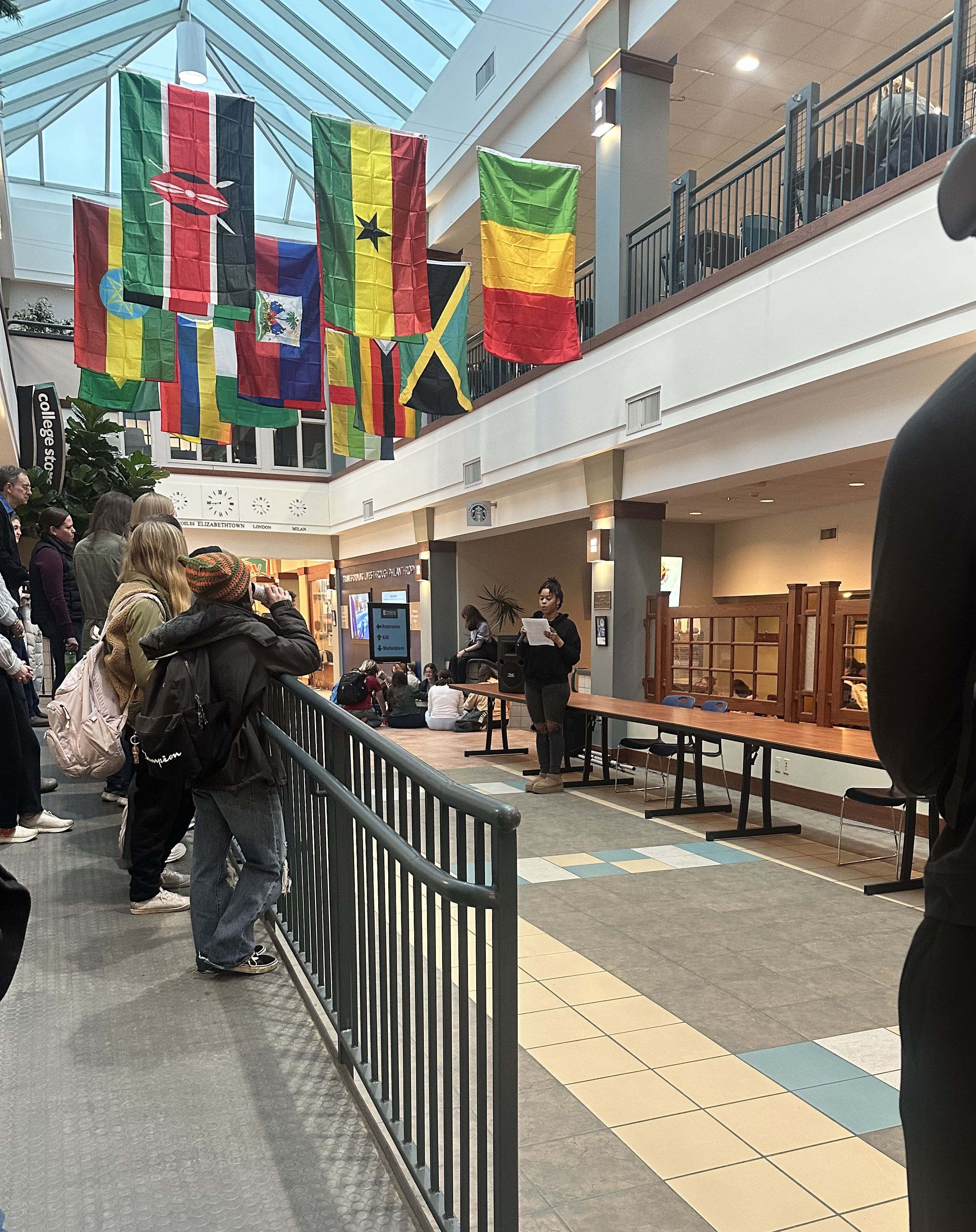 Black History Month Flag Raising in the BSC Concourse