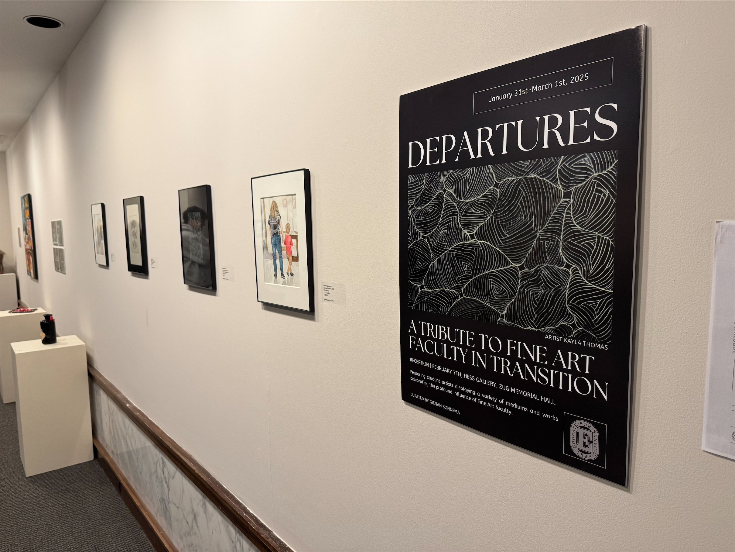 Exhibit to Honor Fine Art Faculty
