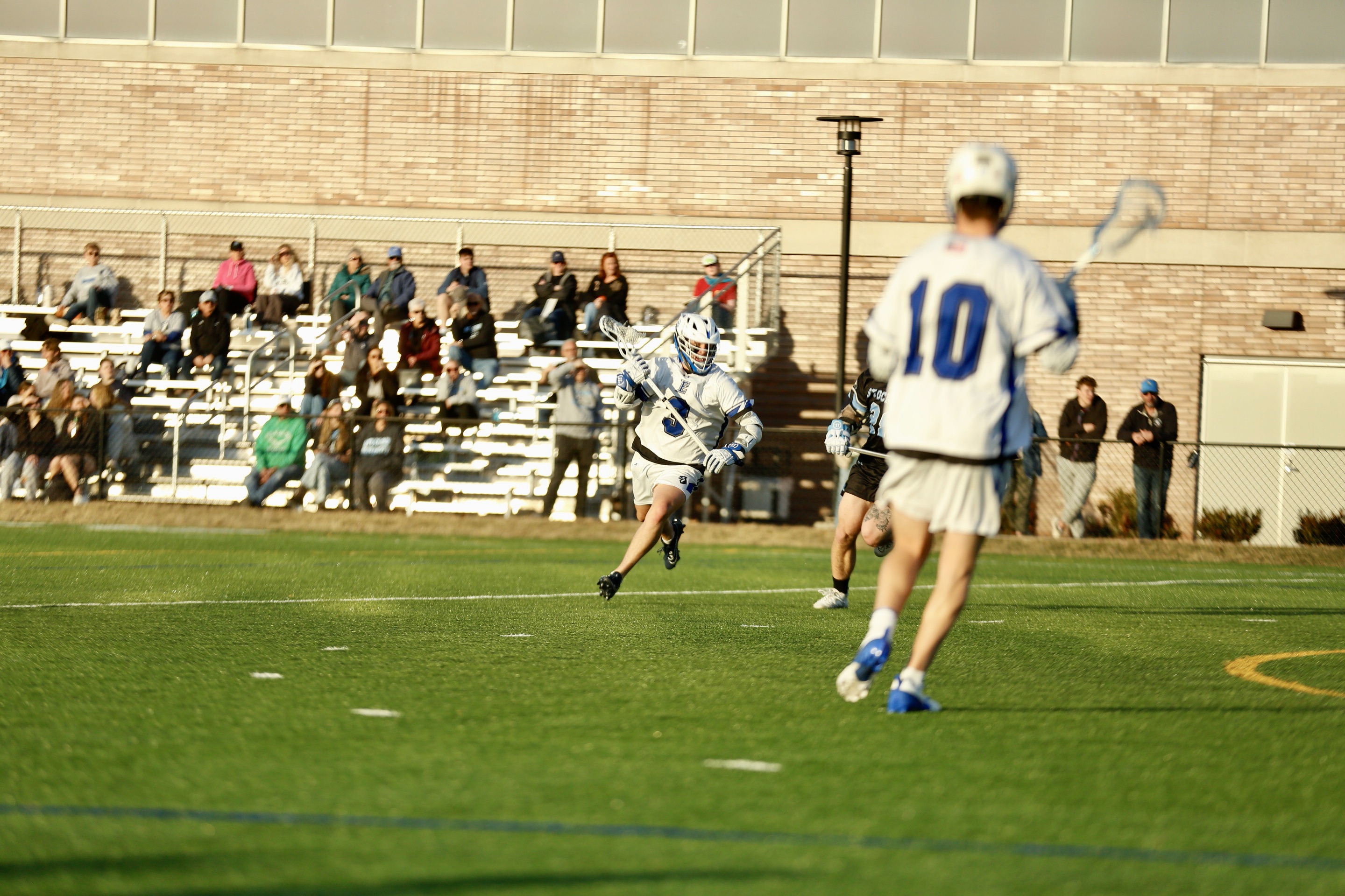 Etown Lacrosse Falls in Close Match Against Stockton