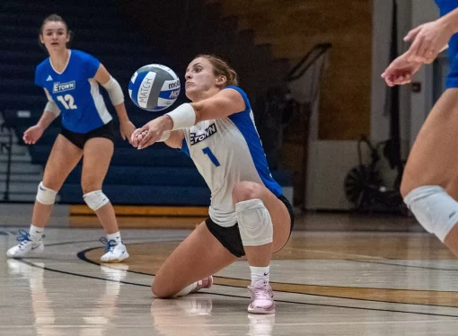 Lucy Stern’s milestone leads Blue Jays as Etown nets even in tri-match