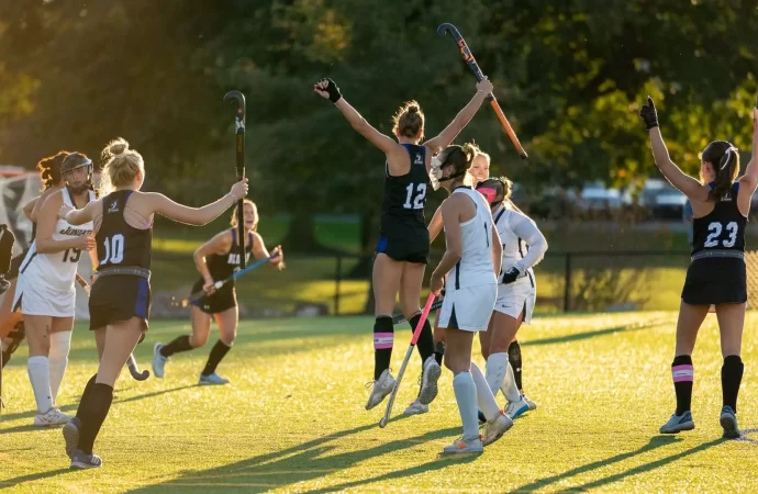 Nine-goal thriller helps blank Juniata in Landmark field hockey matchup
