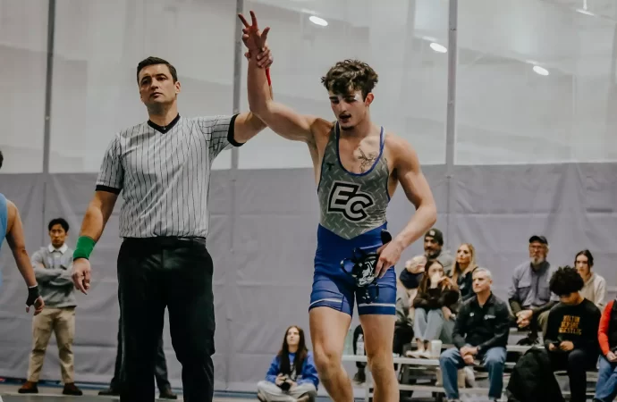 Wrestling falls in home opener against McDaniel