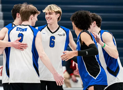 Elizabethtown College men’s volleyball brings out the brooms against Cairn