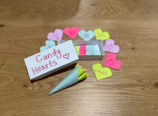 Activity Review: Sticky note origami