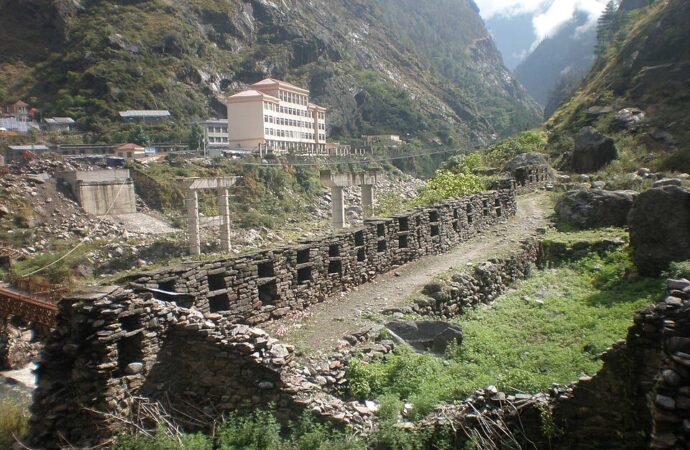 Collapsed glacier causes flood in north-central Nepal